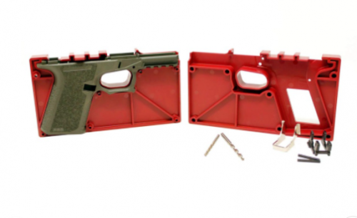 Polymer80 PF940C™ 80% Compact Pistol Frame and Jig Kit – OD Green (Glock® 19/23/32 Compatible)